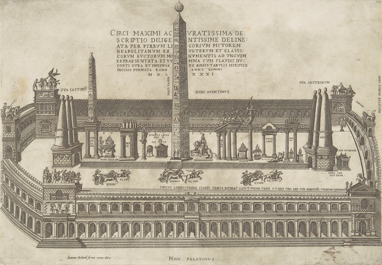 Circi Maximi Accuratissima Descriptio door Antonio Lafreri