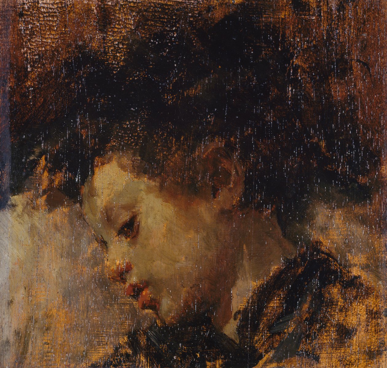 Zieke jongen door Antonio Mancini