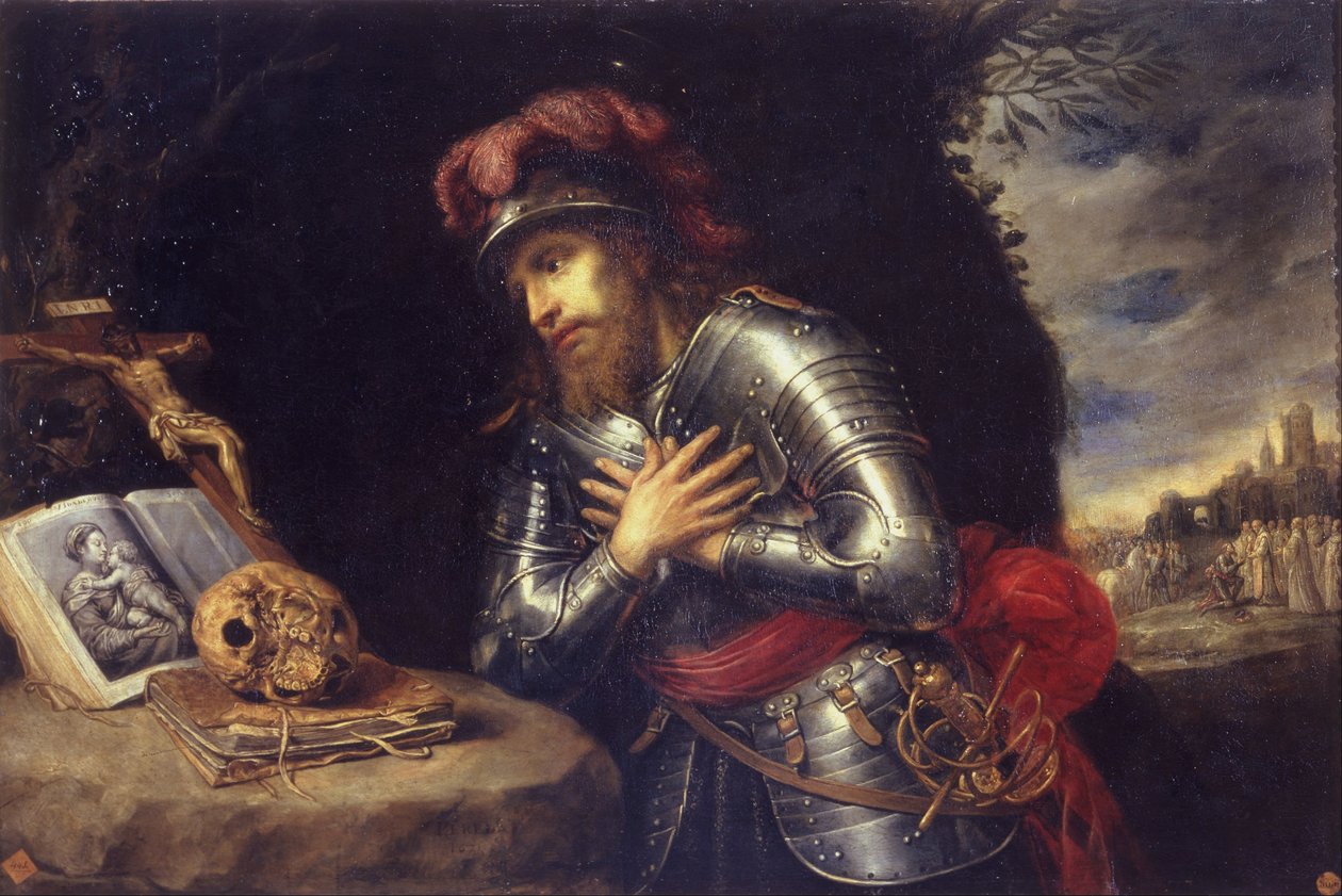 Sint Willem van Gellone door Antonio Pereda y Salgado de