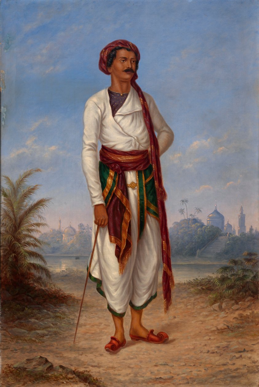 Hindoe Man, ca. 1893 door Antonio Zeno Shindler
