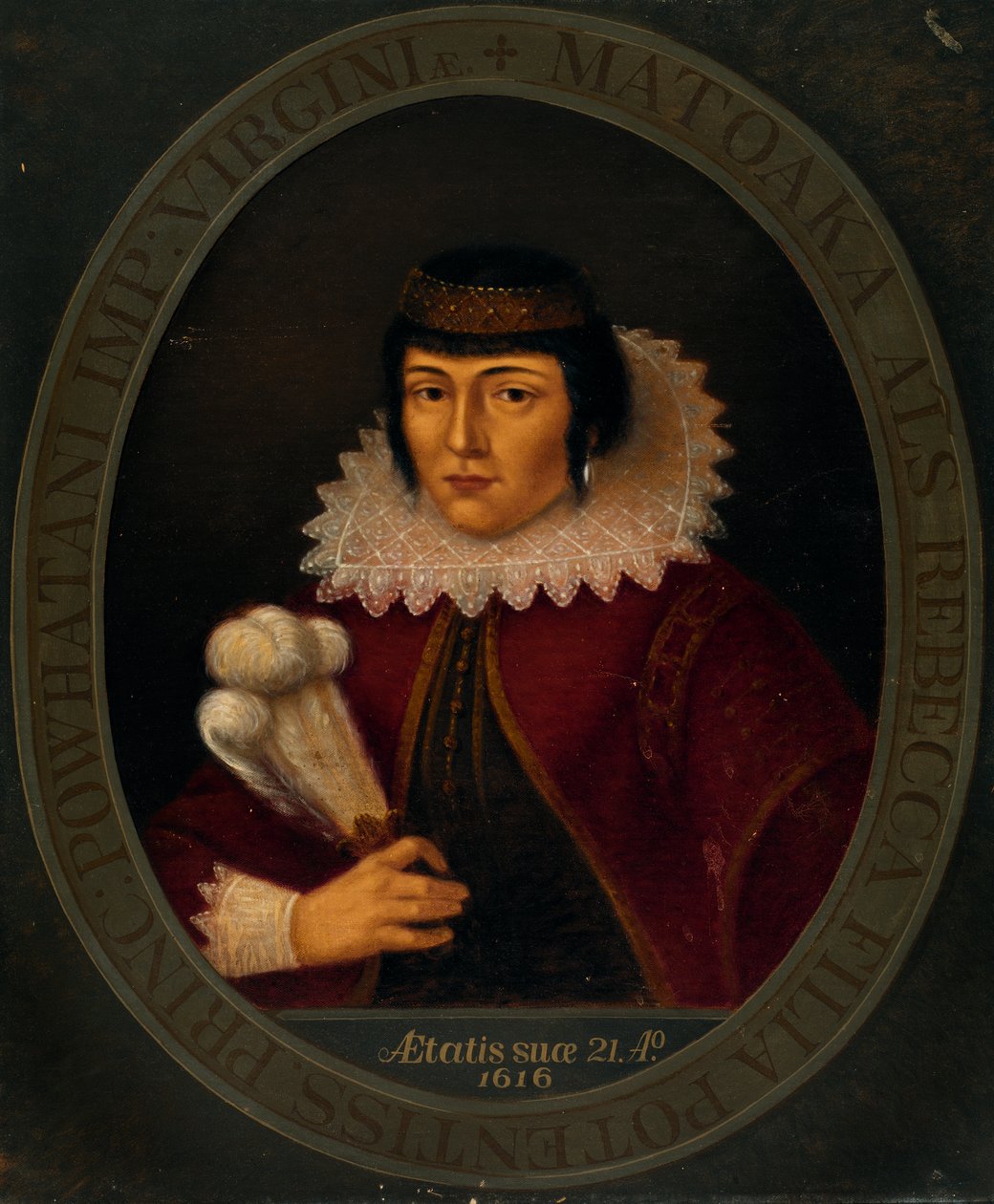 Pocahontas, ca. 1890 door Antonio Zeno Shindler