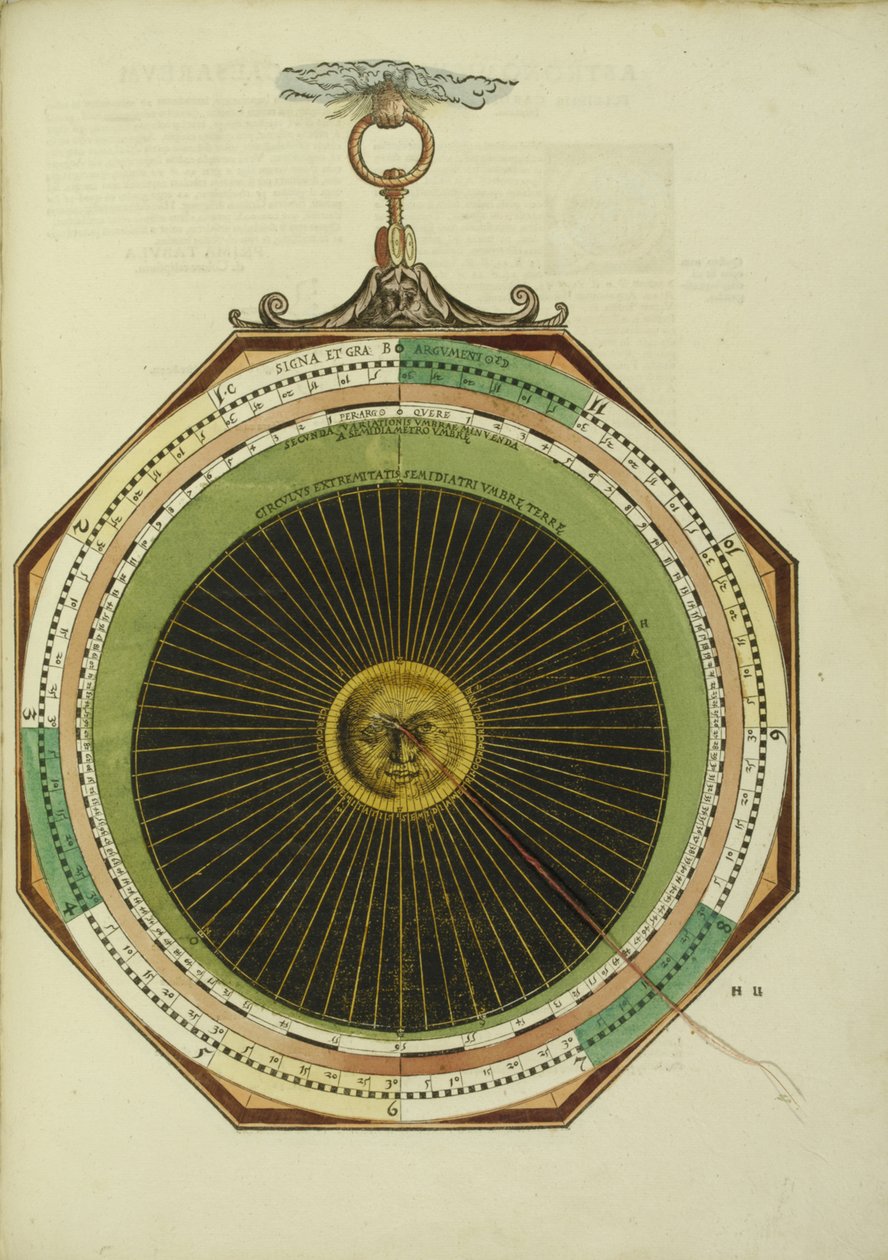 Astronomicum Caesareum, 1540 door Apian
