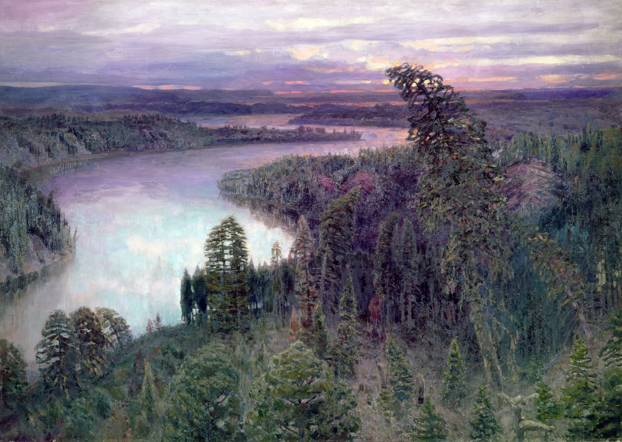 Siberië door Apollinari Mikhailovich Vasnetsov