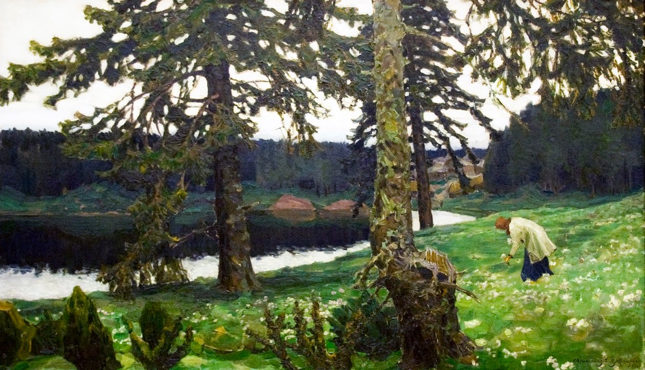Het Meer, 1902 door Appolinari Mikhaylovich Vasnetsov
