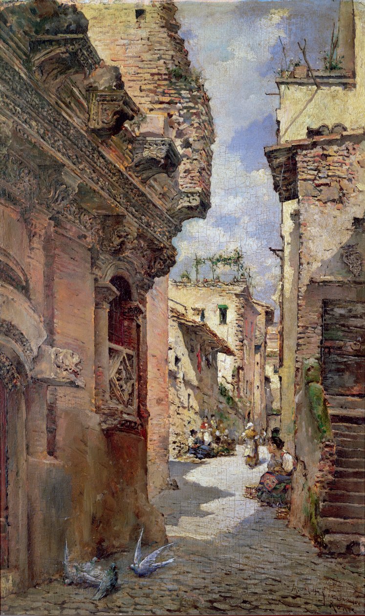Italiaanse achterstraat door Arcadi Mas i Fondevila