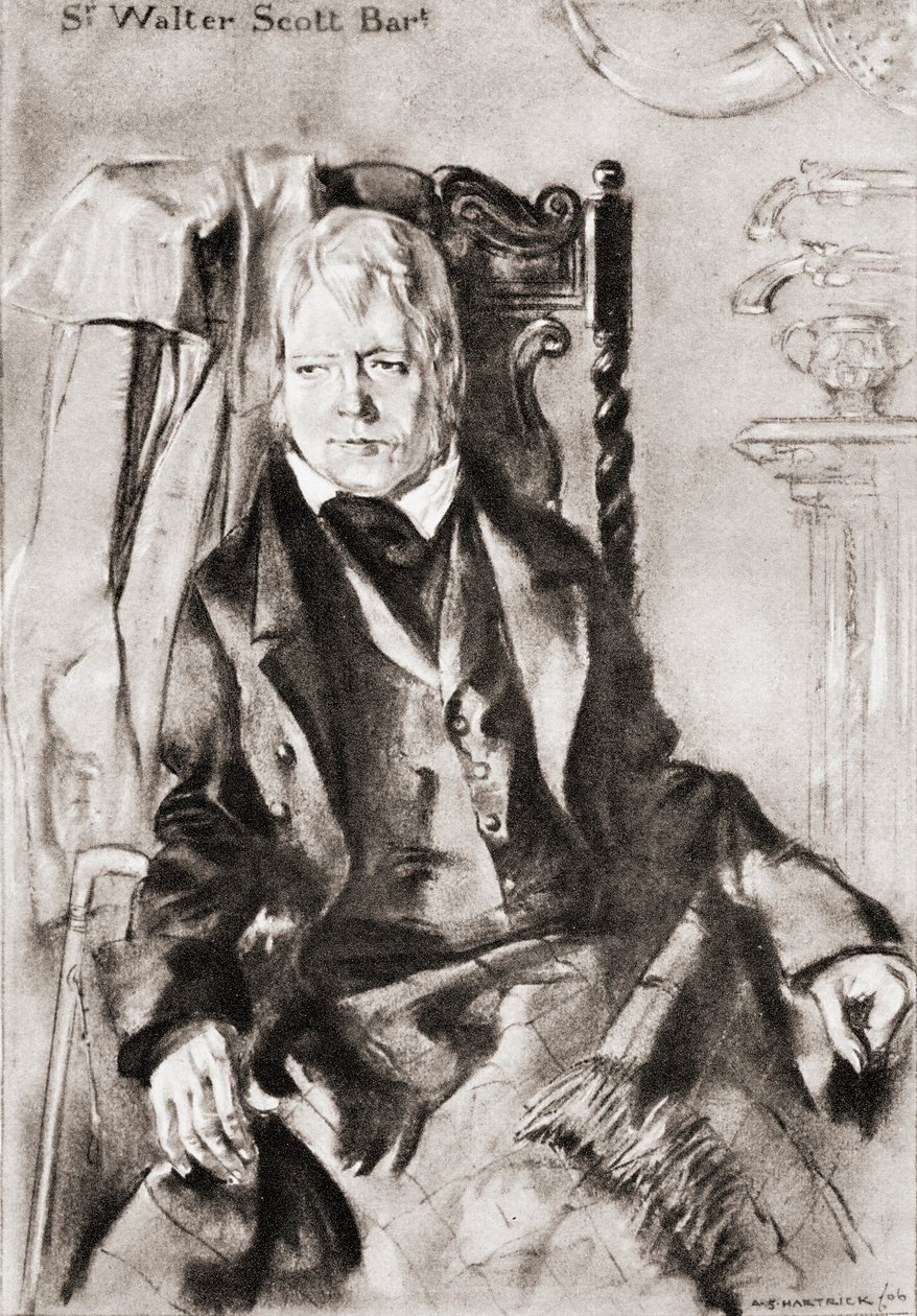 Sir Walter Scott door Archibald Standish Hartrick