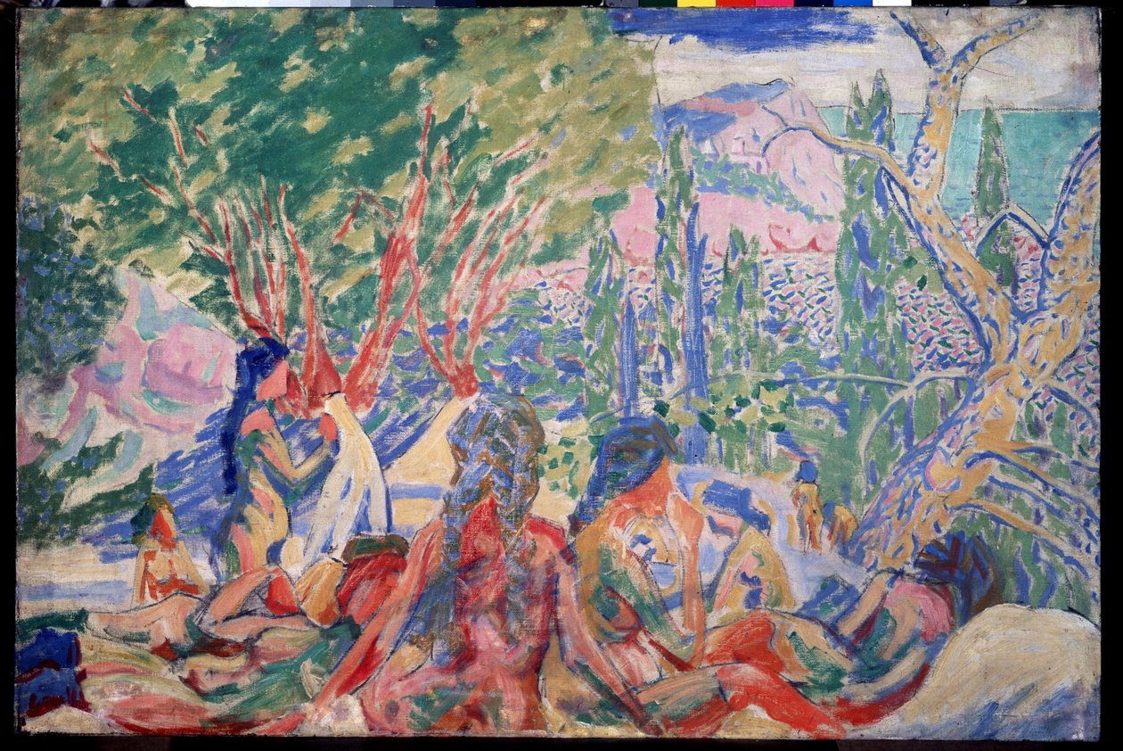 In de Krim door Aristarkh Vasilievic Lentulov