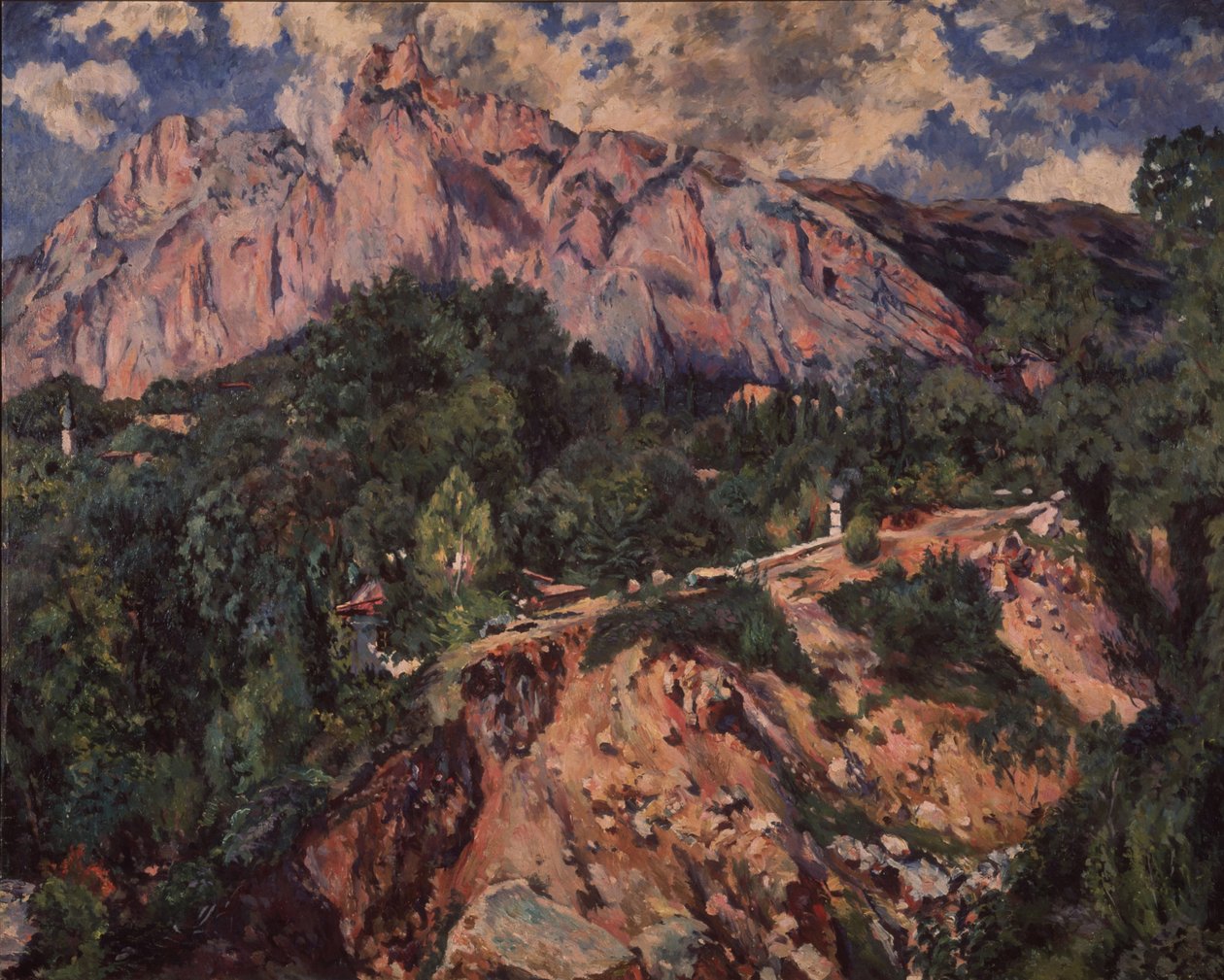 De Ai-Petri berg, 1926 door Aristarkh Vasilyevich Lentulov