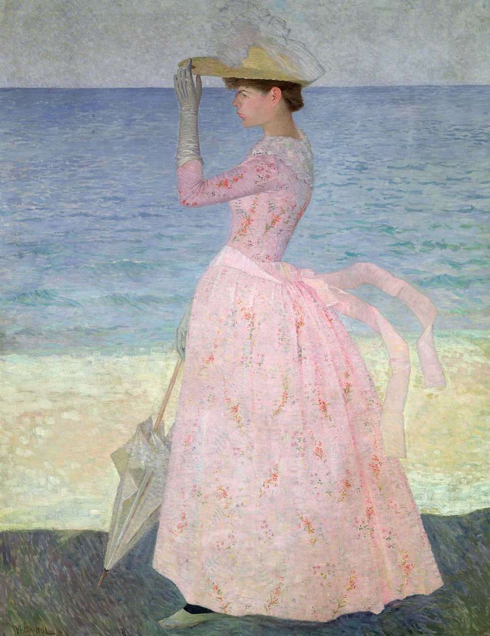 De Vrouw met een Parasol, 1890 door Aristide Maillol