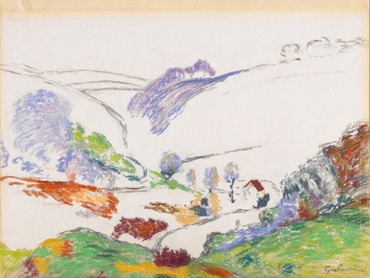 Landschap van de Creuse door Jean Baptiste Armand Guillaumin