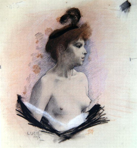 Lucie door Armand Rassenfosse