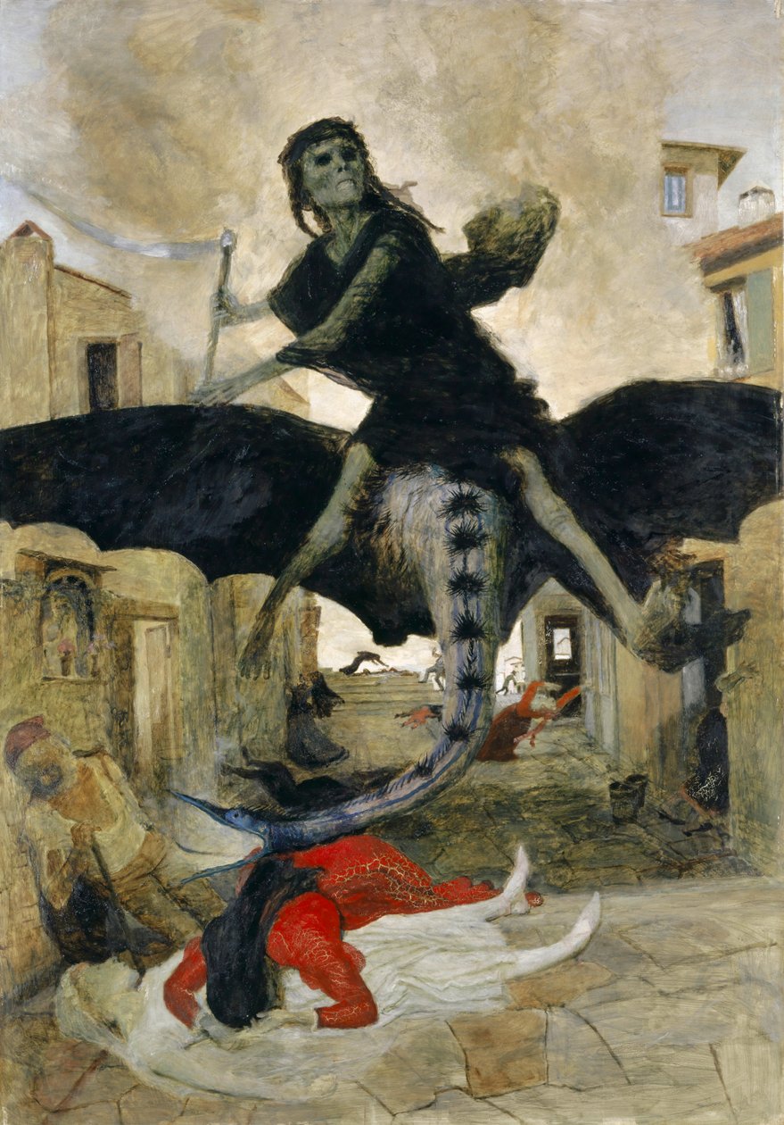 De pest door Arnold Böcklin