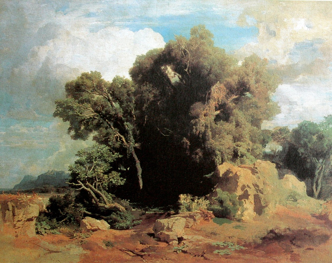 In de Pontijnse moerassen door Arnold Böcklin
