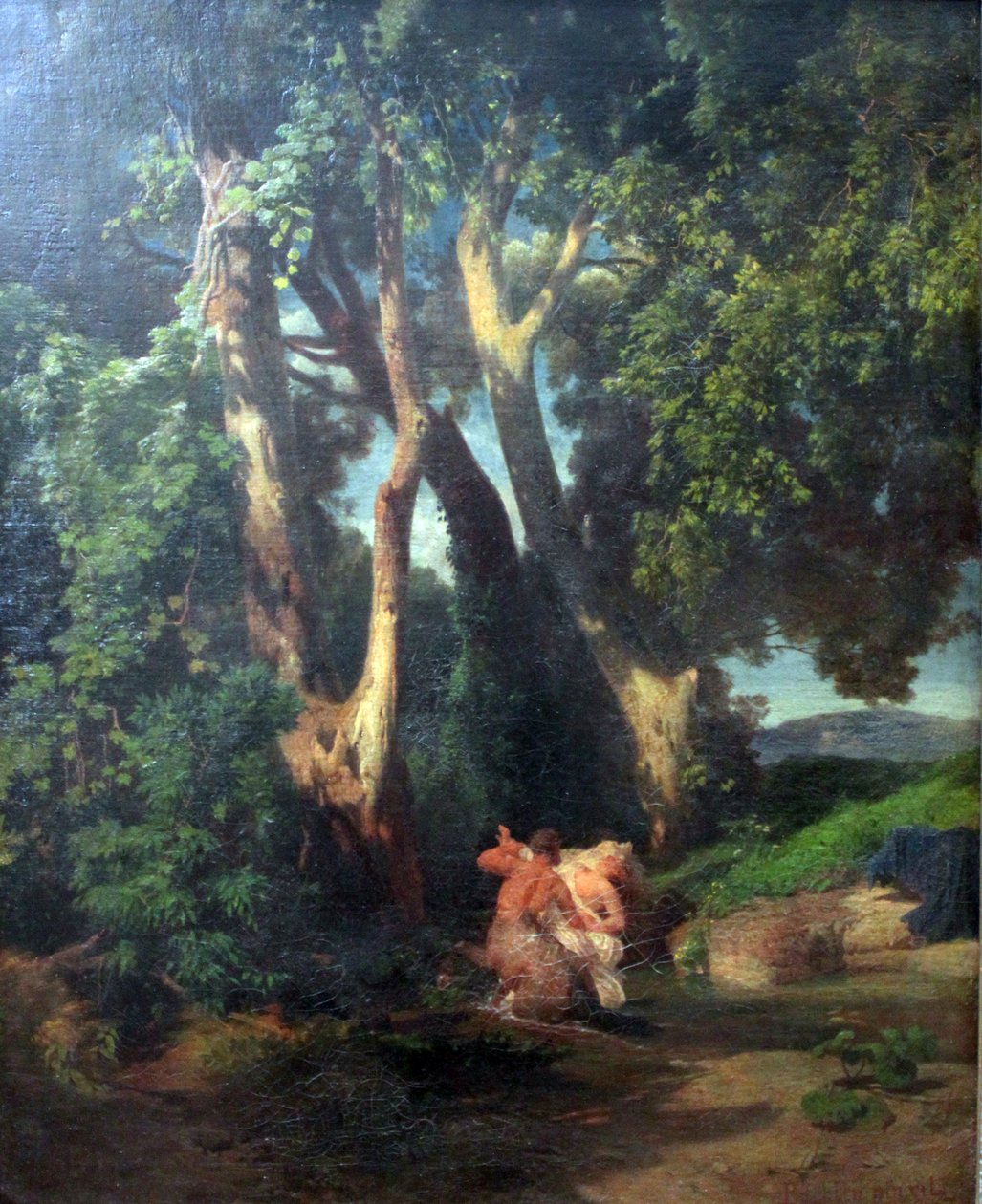 Centaur en nimf door Arnold Böcklin
