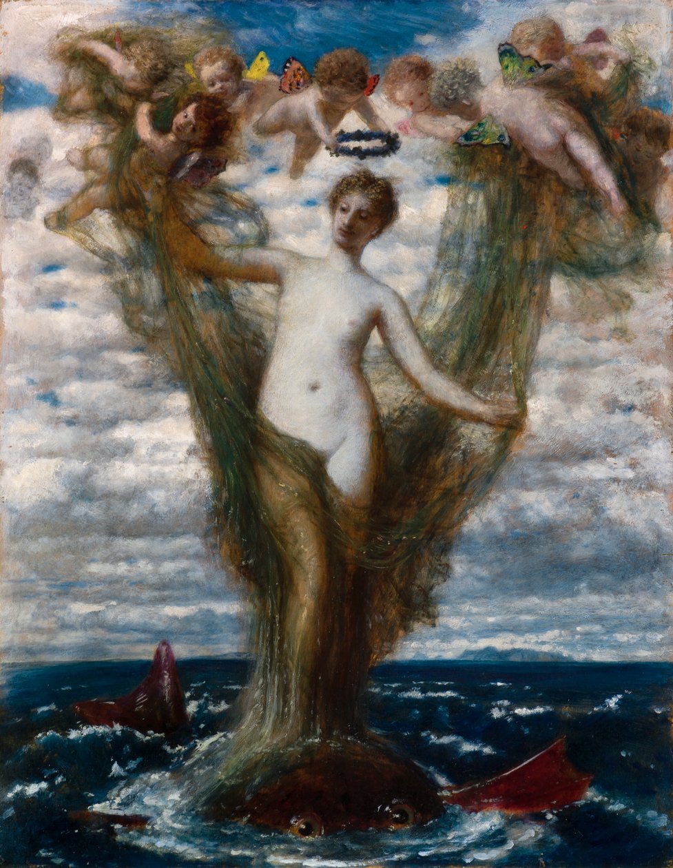 Venus Anadyomene door Arnold Böcklin