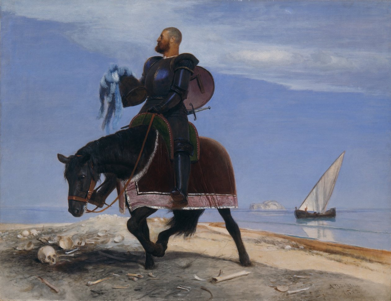 De Avonturier door Arnold Böcklin