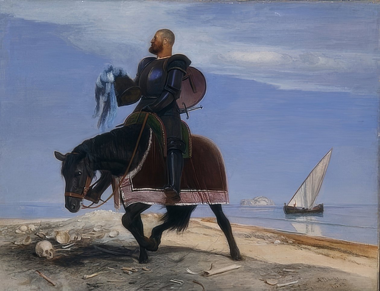 De avonturier door Arnold Böcklin