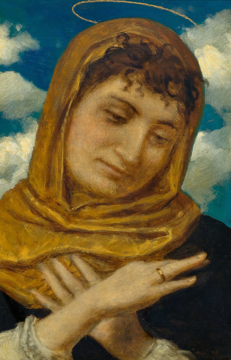 Sint Catharina, 1880 door Arnold Böcklin