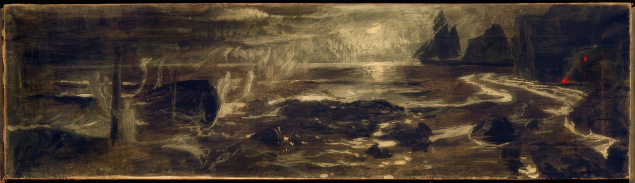Visioen op zee door Arnold Böcklin