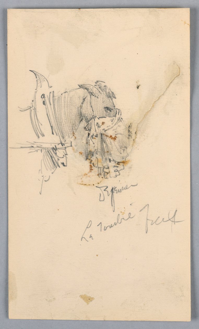 Een buggy paard door Arnold William Brunner