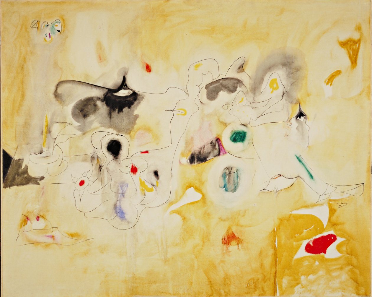De ploeg en het lied door Arshile Gorky