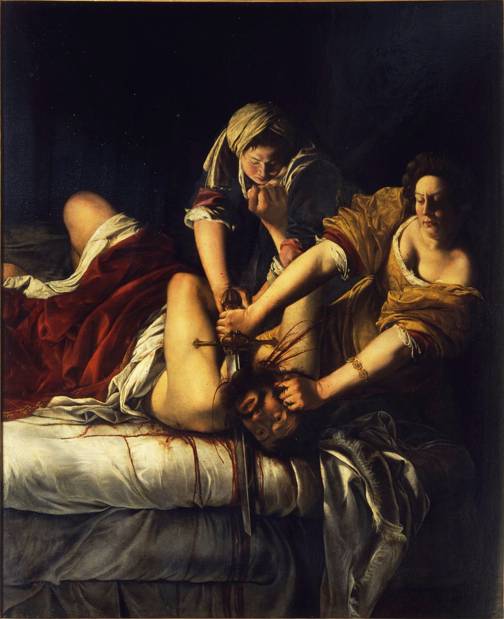 Judith onthoofdt Holofernes door Artemisia Gentileschi