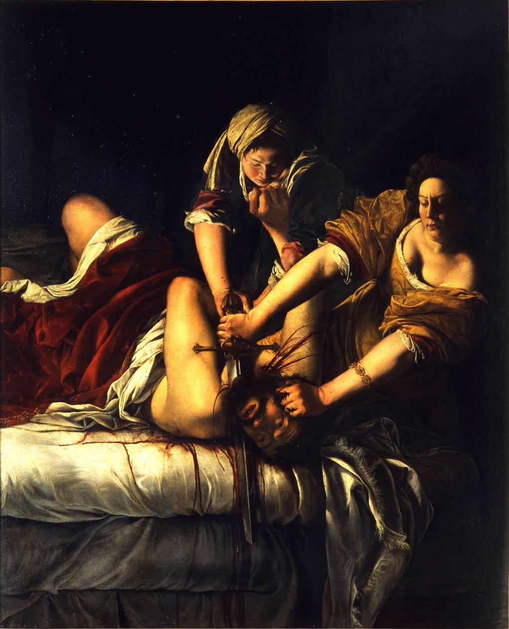 Judith onthoofdt Holofernes door Artemisia Gentileschi