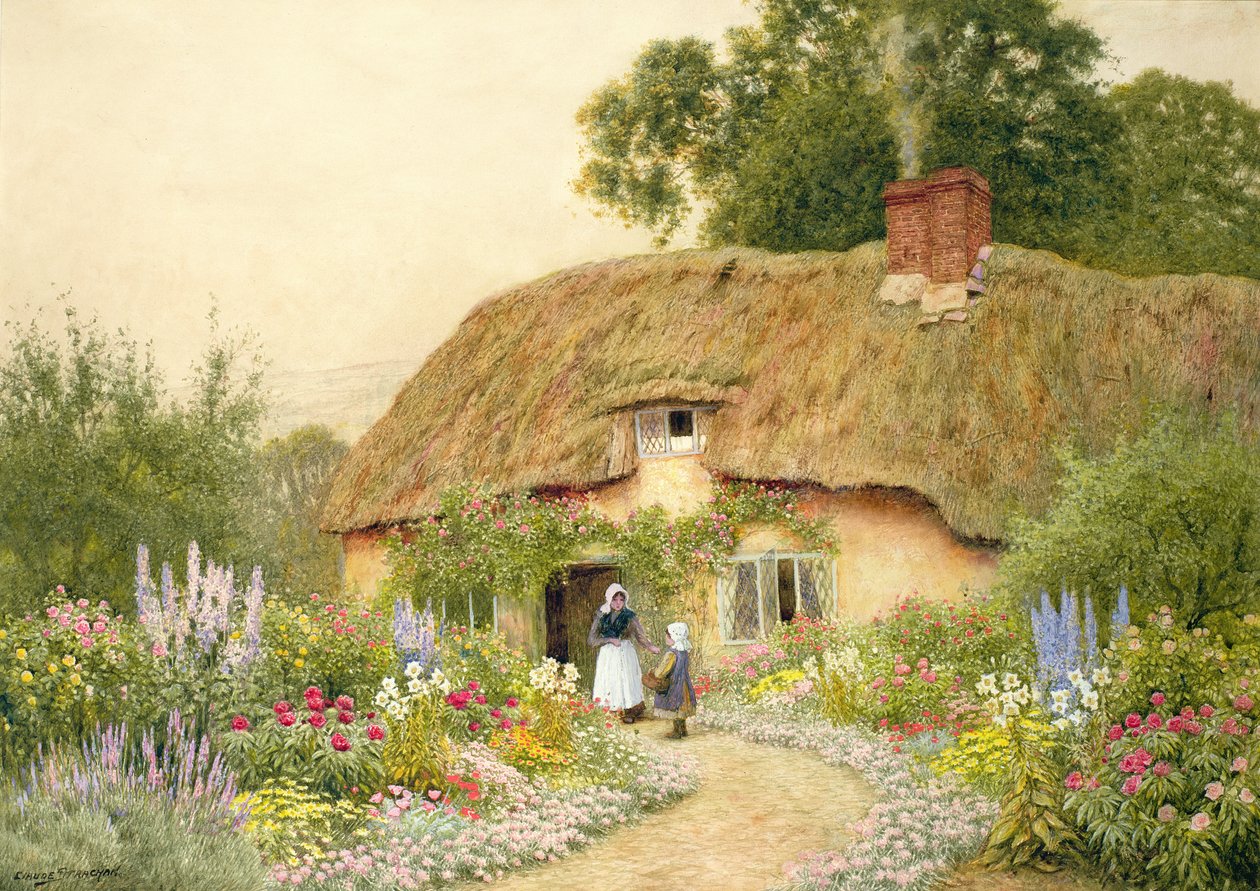 Een Devon Cottage door Arthur Claude Strachan