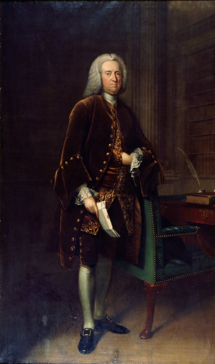 Nicholas Fazackerley door Arthur Devis