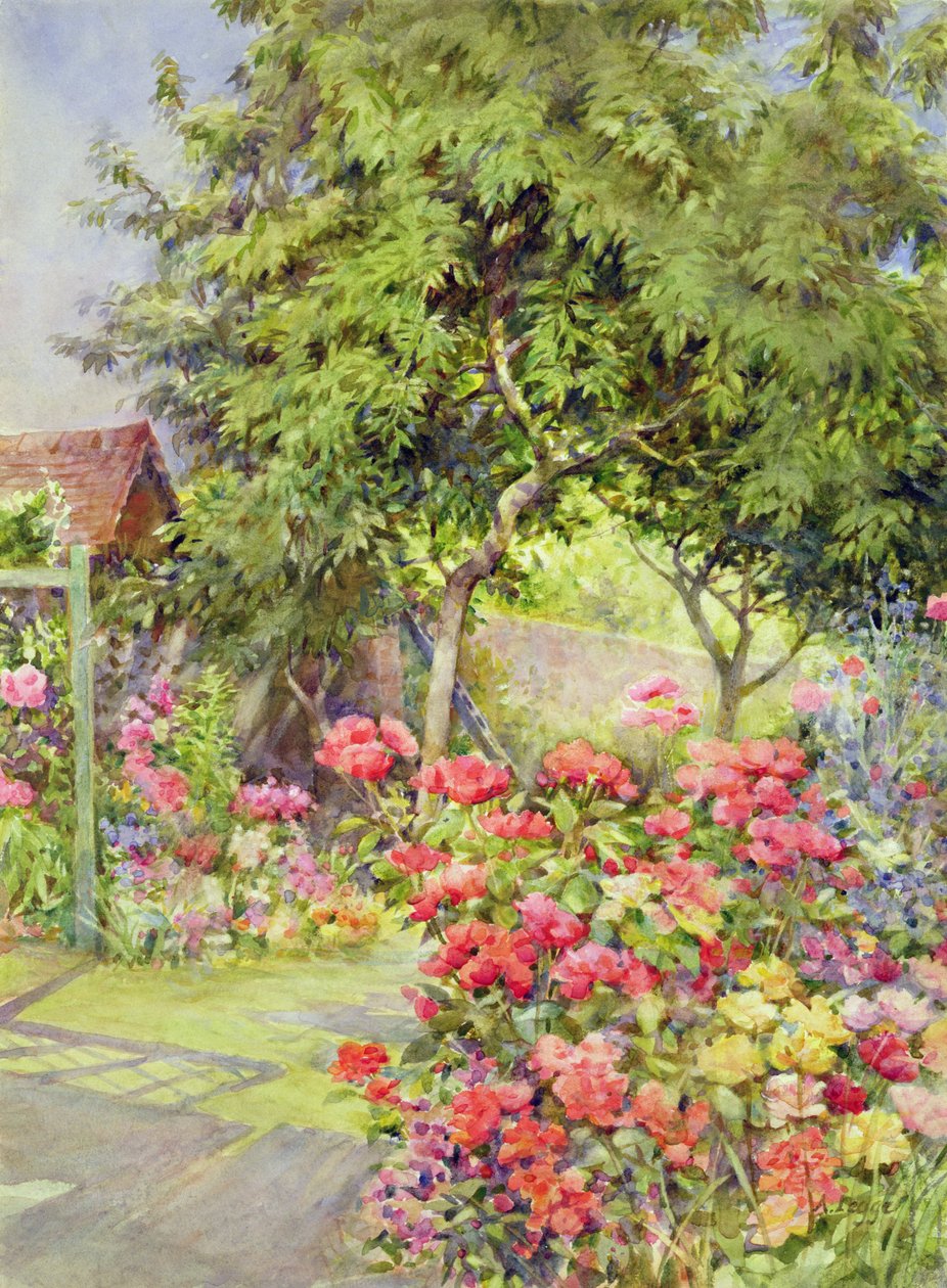 De tuin van de kunstenaar door Arthur Legge