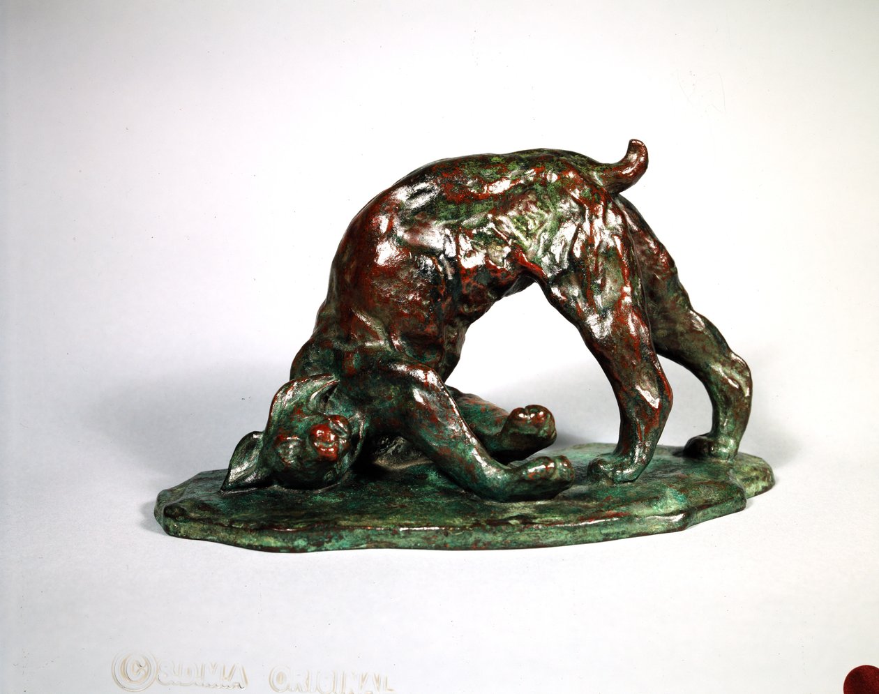 Gestreepte Lynx, 1909 door Arthur Putnam