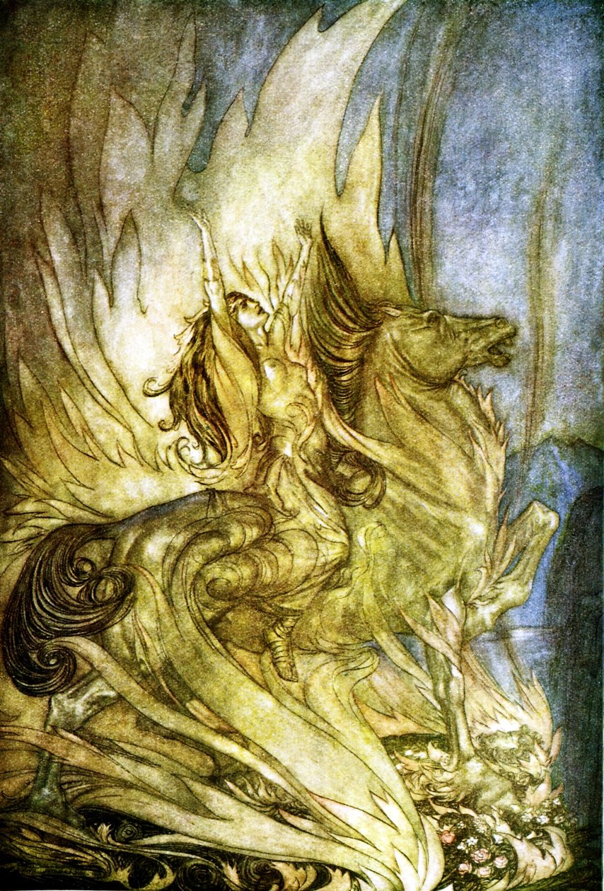 De Schemering van de Goden door Arthur Rackham