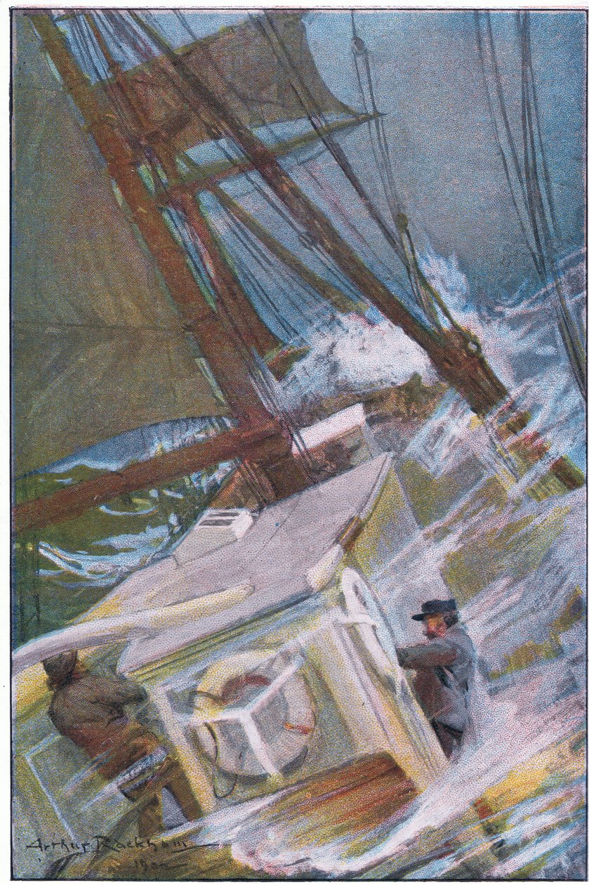 We werkten ongeveer een half uur door Arthur Rackham