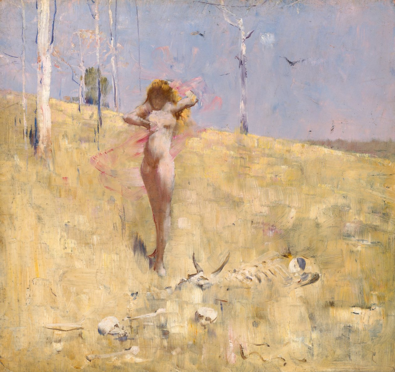 De geest van de droogte door Arthur Streeton