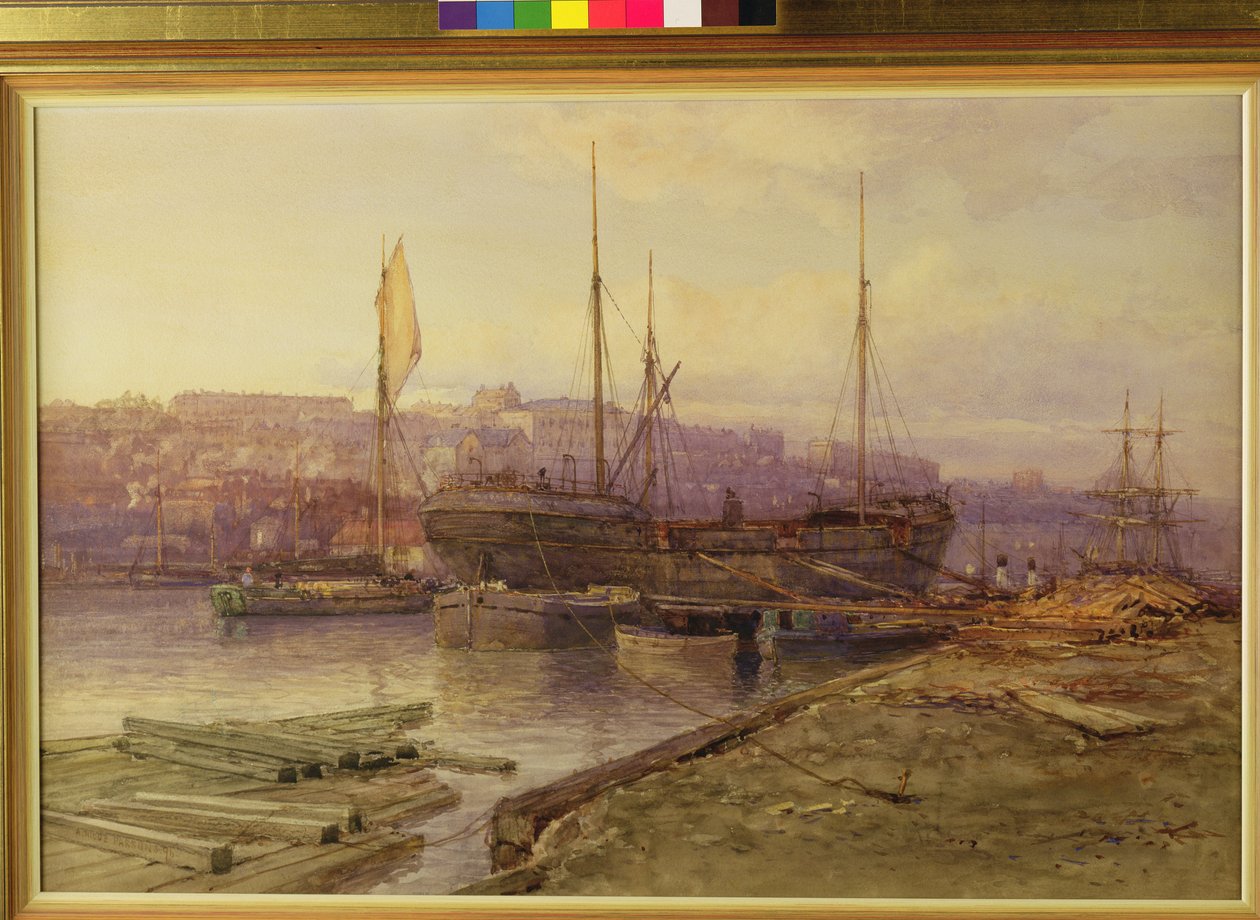 Bristol Docks, 1896 door Arthur Wilde Parsons