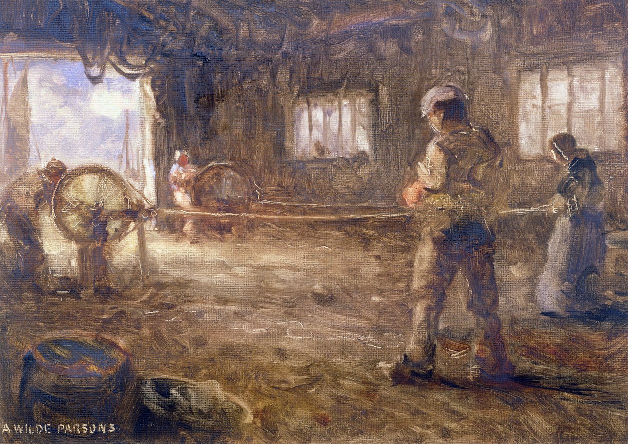 De Touwbaan, 1932 door Arthur Wilde Parsons