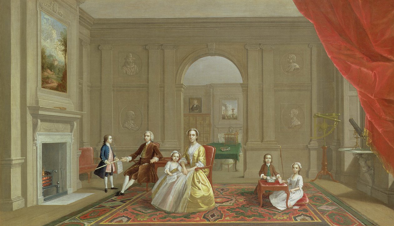 De Familie John Bacon, c.1742-43 door Arthur Devis