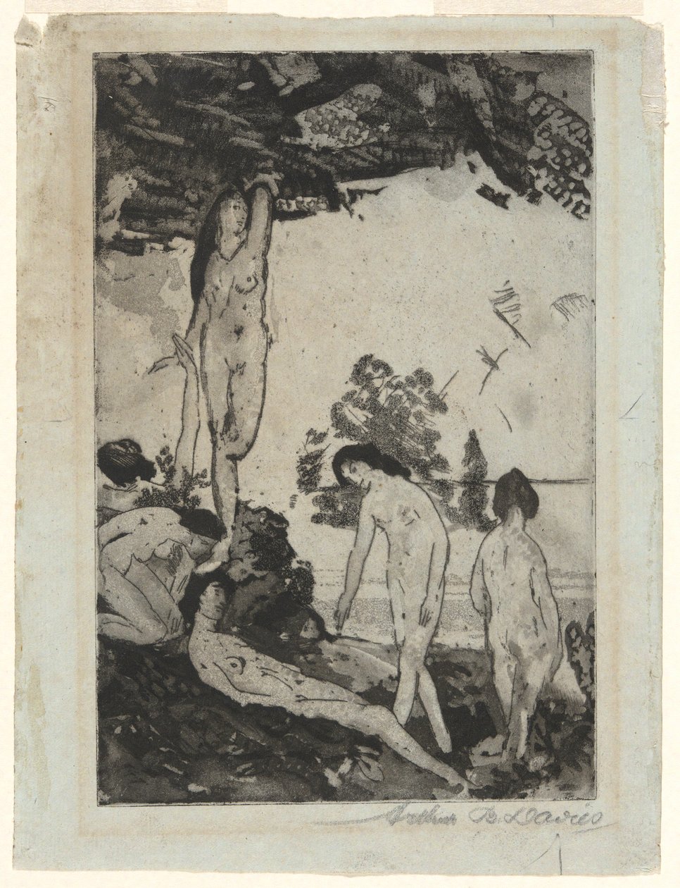 Aan zee door Arthur B. Davies