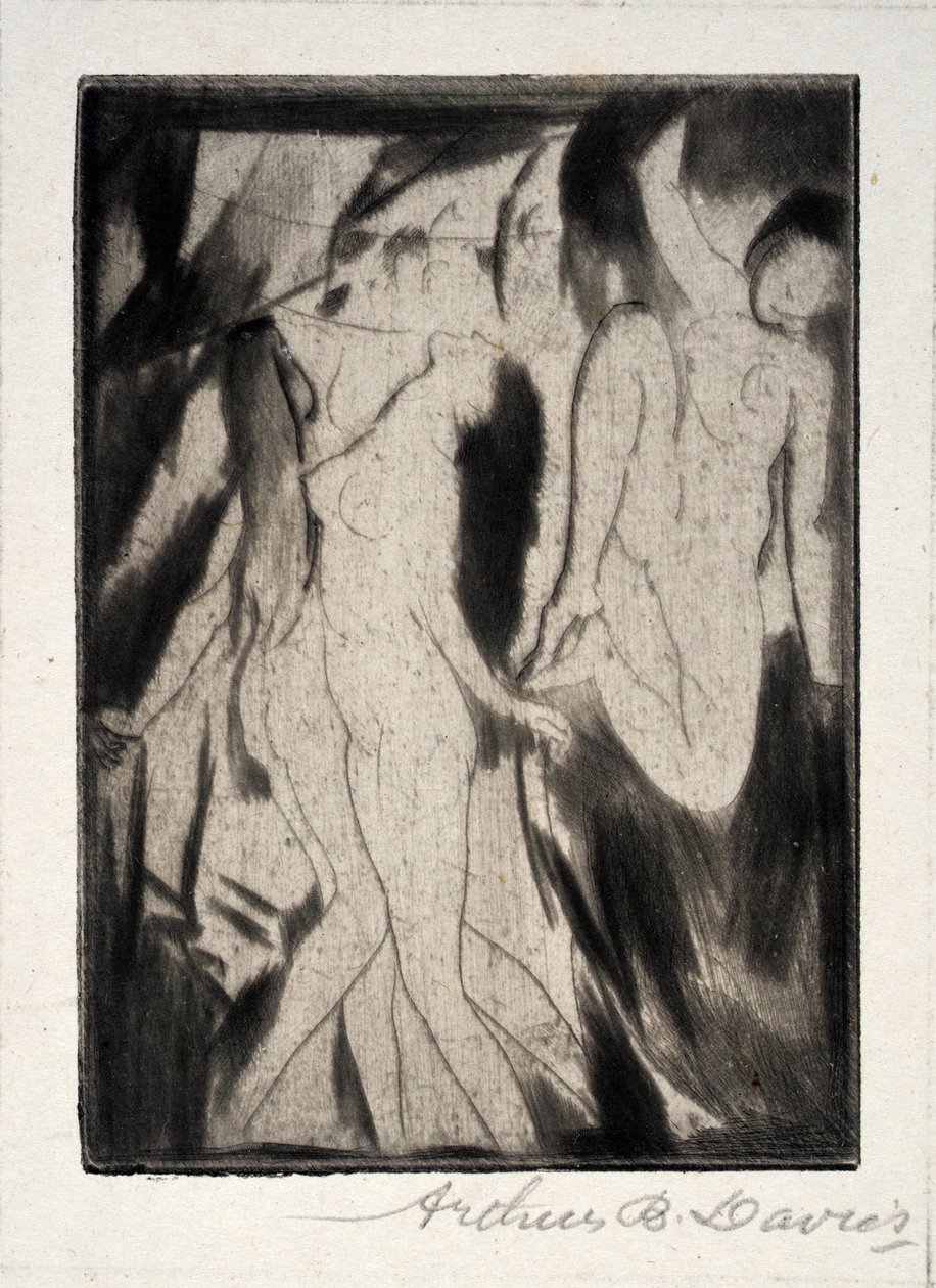Extase door Arthur B. Davies