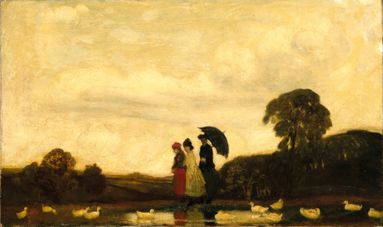 Elke Zaterdag, c.1895-96 door Arthur Bowen Davies