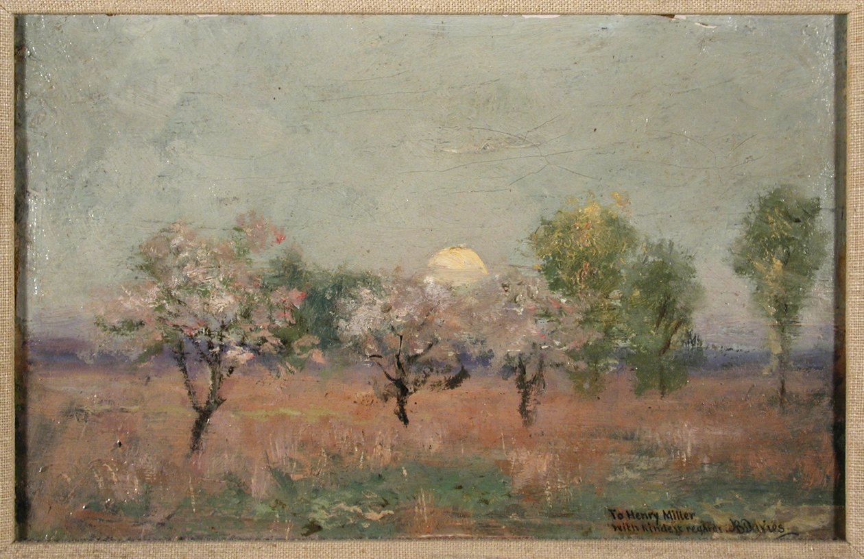 Landschap door Arthur Bowen Davies