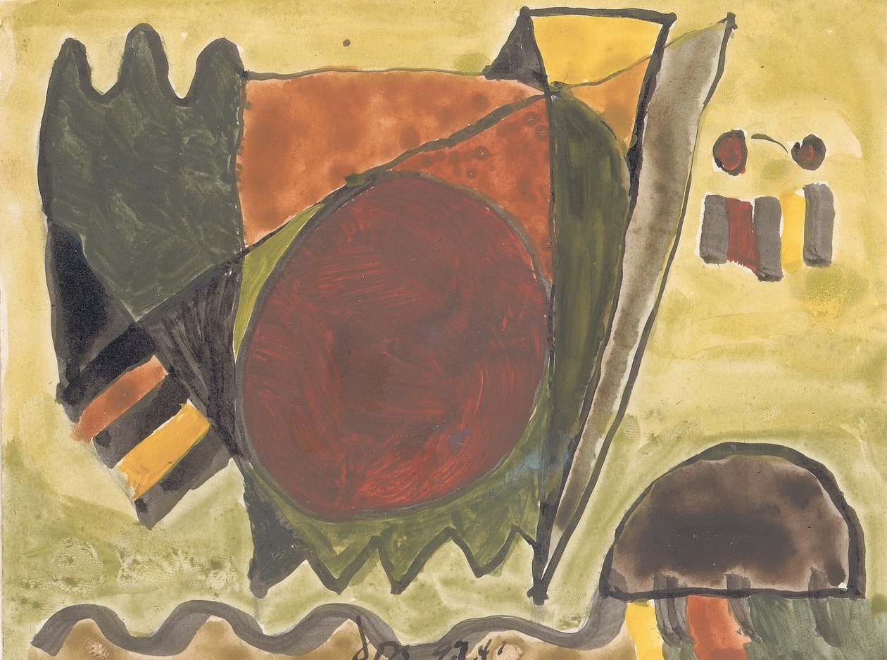 Zonder titel (Centerport) door Arthur Dove