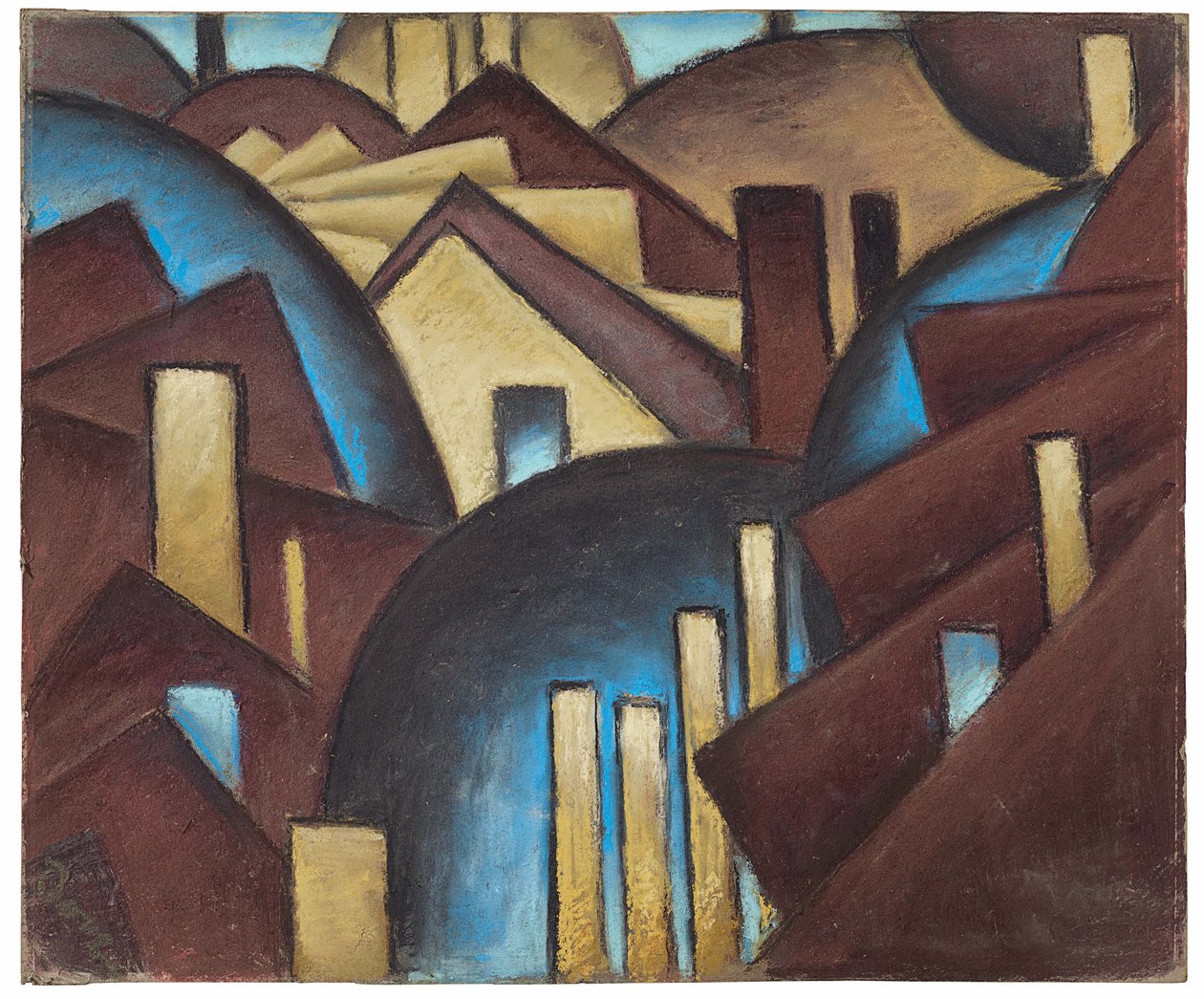 Natuur gesymboliseerd nr. 1 (Daken) door Arthur Garfield Dove
