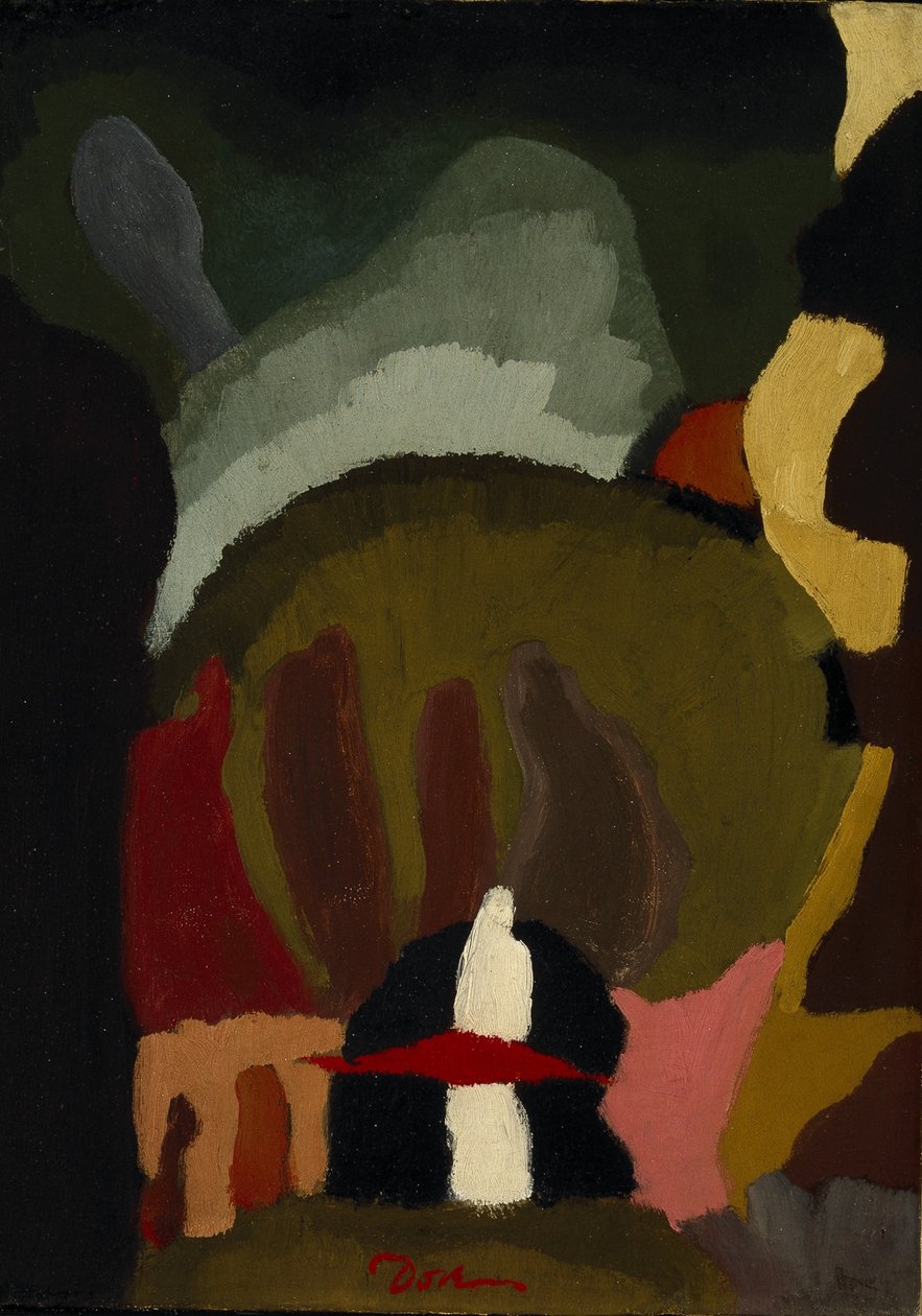 In het steegje door Arthur Garfield Dove