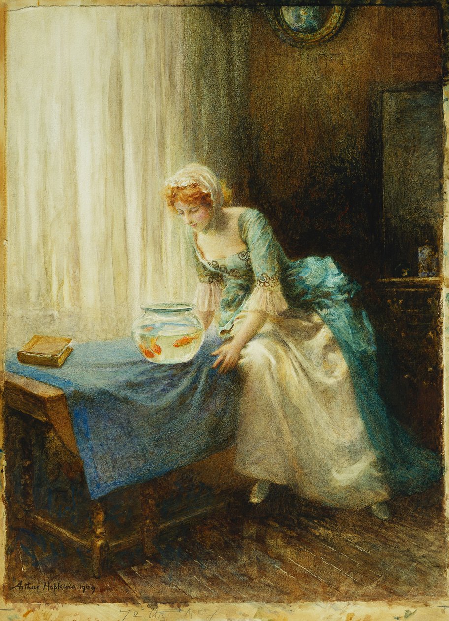 Goudvissen, 1909 door Arthur Hopkins