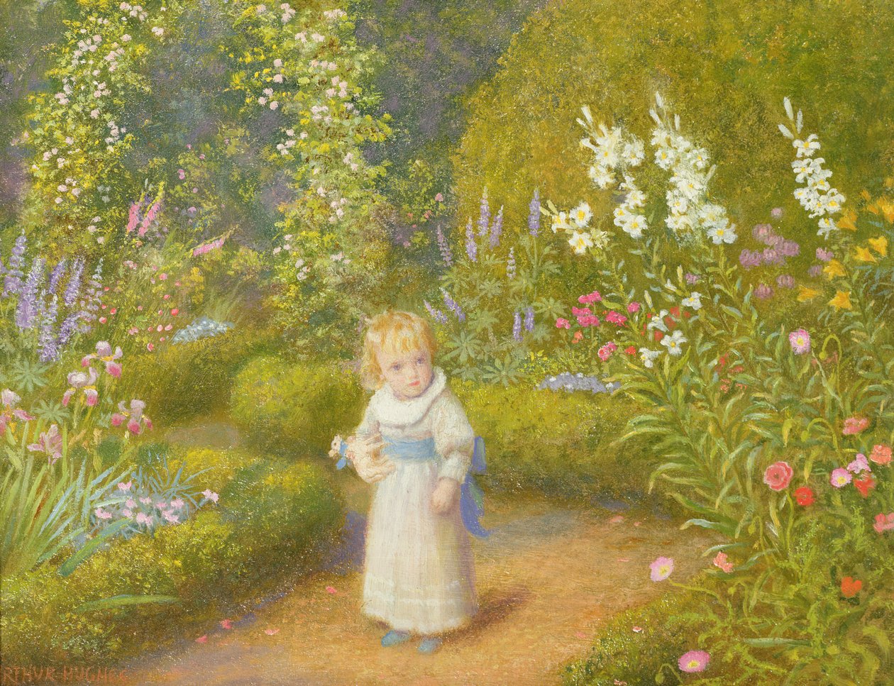 Alice in Wonderland door Arthur Hughes