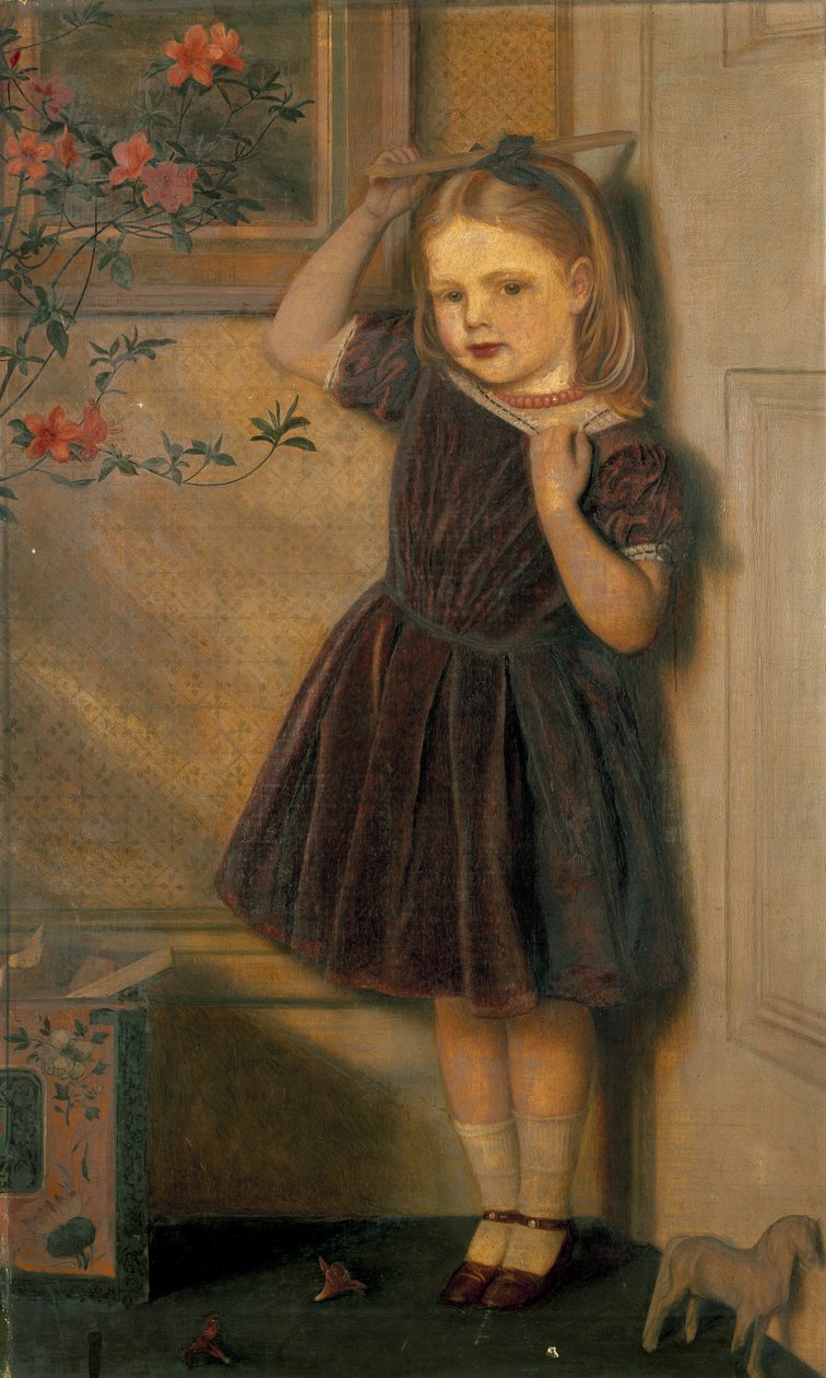 Portret van Cecily Palgrave, 19e eeuw door Arthur Hughes
