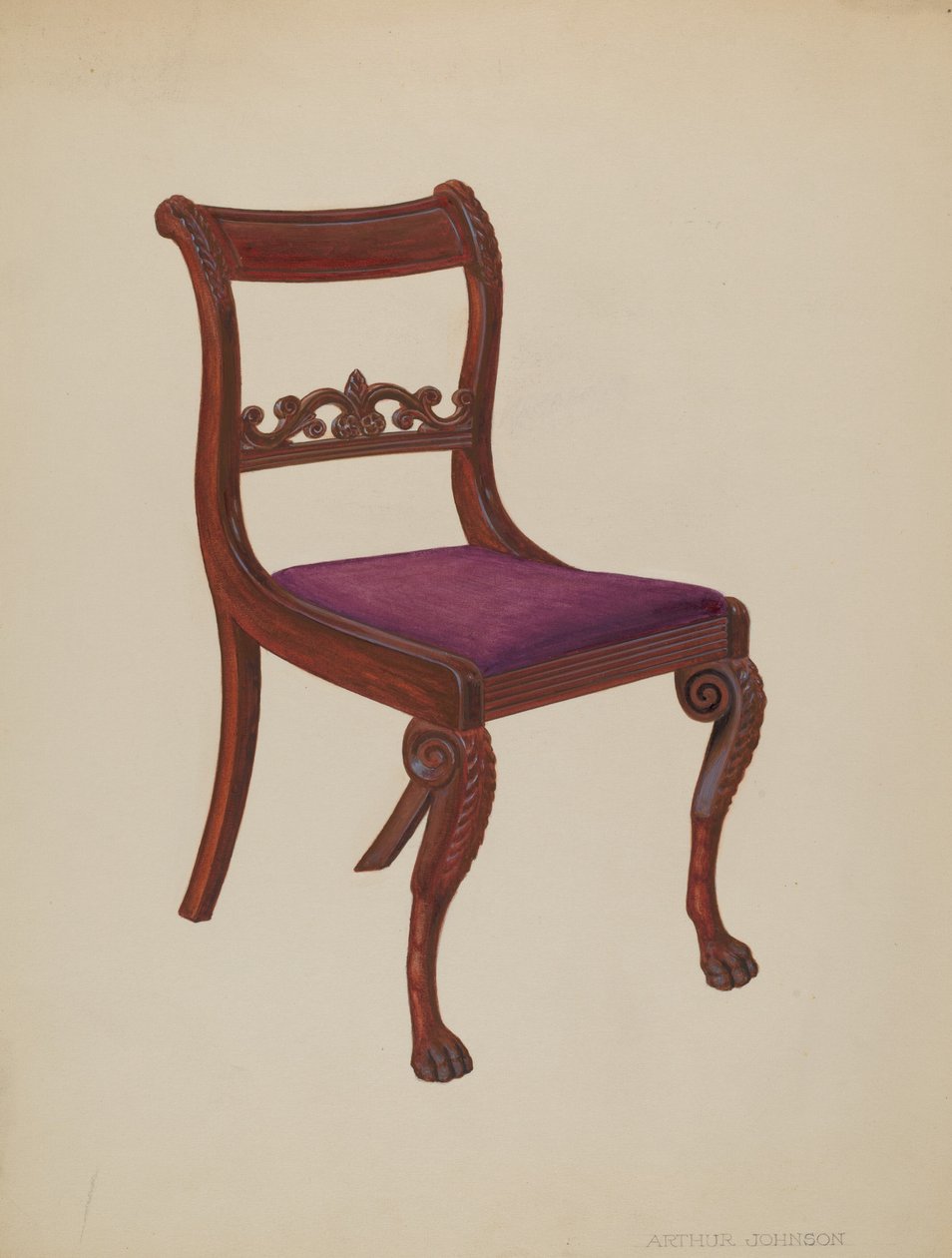 Stoel door Arthur Johnson