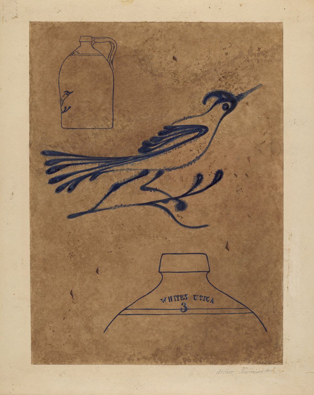 Steengoed Kruik, ca. 1937 door Arthur Matthews