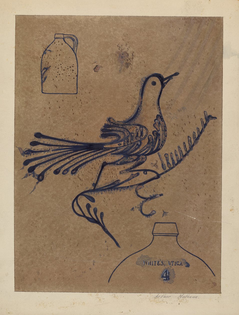 Steengoed Kruik, ca. 1937 door Arthur Matthews